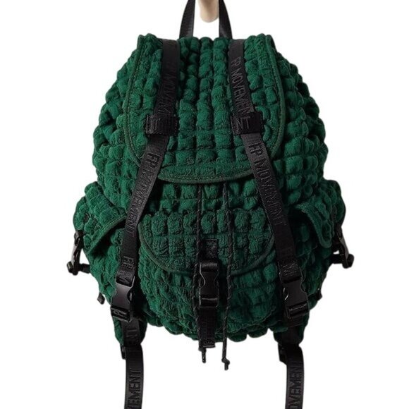 Free People Handbags - Free People Pucker Up Backpack Forest Green NWT